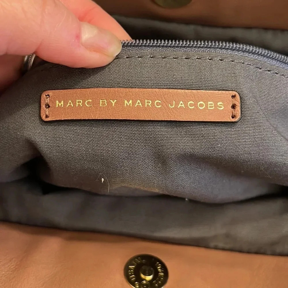 MARC JACOBS -leather satchel in clay- EUC - Picture 4 of 17